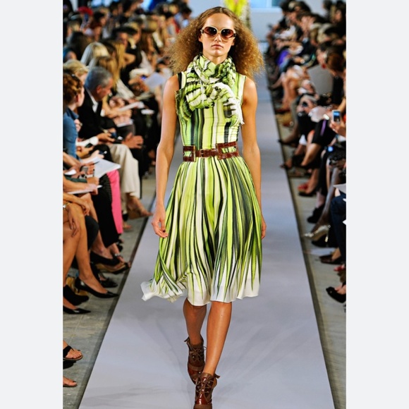 NWOT Oscar de la renta 3012 runway show dress